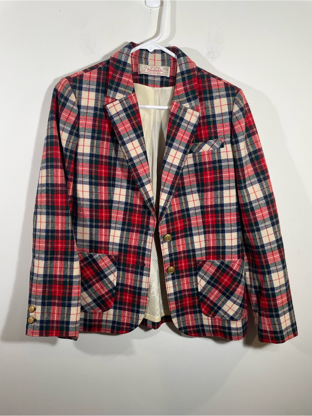 Vintage Pendleton wool 2-button blazer S